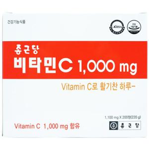 종근당 비타민C 1000mg 200정 인기제품
