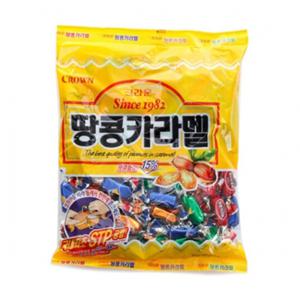 크라운 땅콩카라멜(대) 324gx3개(반박스) 무료배송