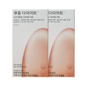 닥터블릿 푸응 다이어트 복숭아맛 6g x 20포 2박스