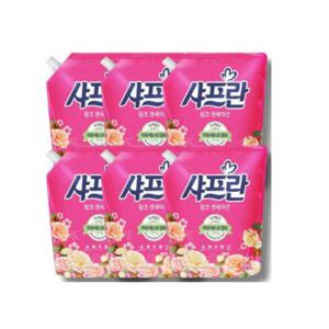 엘지생활건강 샤프란 핑크센세이션 리필 2.1L  6개