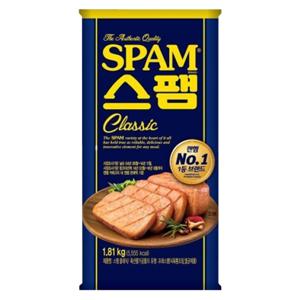  스팸  CJ제일제당 스팸 클래식 1.81kg 1개 / 대용량 업소용 햄
