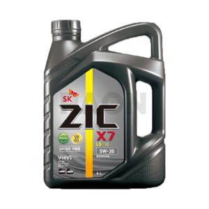  ZIC  ZIC 지크 X7 LS 5W30 6L C2C3 합성디젤엔진오일