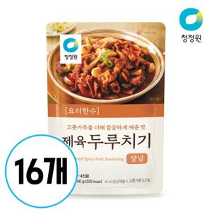  청정원  청정원 요리한수 제육두루치기양념 140g 16개(푸드플러스)