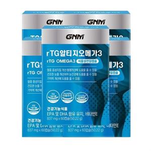 GNM자연의품격 알티지 오메가3 60캡슐 5박스A