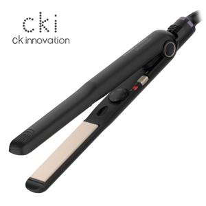  CKI  CKI-F421 온도조절 고데기 스트레이트너 블랙골드