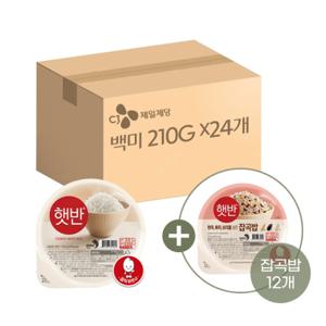  CJ제일제당  햇반 210g x24개+잡곡밥 210g x12개