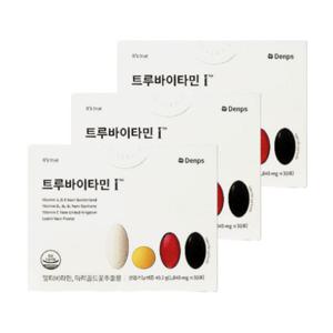 덴프스 트루바이타민 I 아이 1640mg 30포 종합비타민+루테인 3박스 (3개월분)
