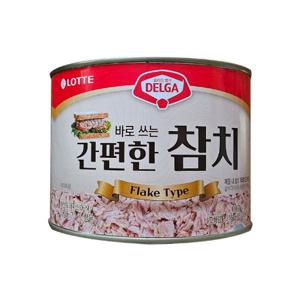 롯데웰푸드 참치캔 1880g 김밥 비빔밥 찌개 간편한 참치 식당 식자재