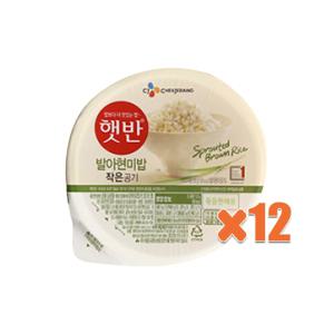  햇반  CJ제일제당 햇반 발아현미밥 130g x12개/작은공기