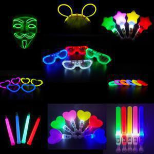  도매파티  파티용품-LED 야광 응원봉 하트 별 안경 머리띠 클럽