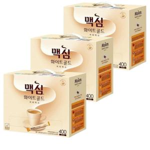 동서식품 맥심 화이트골드 믹스 스틱 400개입 (2개)