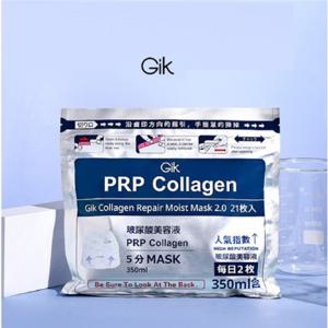  GIK  GIK 콜라겐 리페어 모이스트  PRP 혈청 마스크팩 2.0 (1팩-21매) 350ml