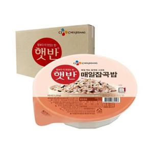(멸치쇼핑) - CJ 햇반 매일잡곡밥 210g 24개입 1박스