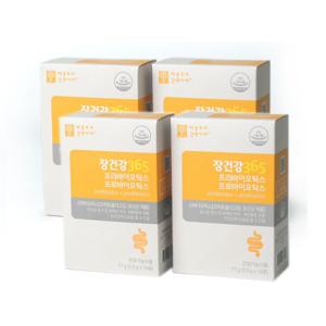  애플트리김약사네  장건강 365 프리바이오틱스 프로바이오틱스 4박스 (5.5gx56포)