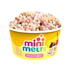 미니멜츠 유기농 구슬아이스크림 바나나스플릿 15팩