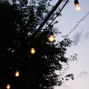  나이스조명  파티라이트 LED 줄조명 오징어등 캠핑 야외 전구