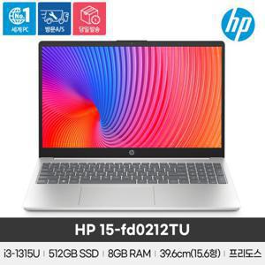  HP  HP 15-fd0212TU/i3 13세대/512GB/8GB/15.6인치/Freedos