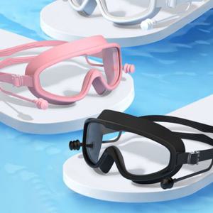 귀마개 일체형 수경 물안경 어린이 아동 수영 안경