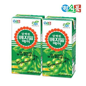  베지밀  정식품 담백한 베지밀 A(에이) 두유 190ml 48팩
