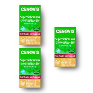  세노비스   세노비스  수퍼바이오틱스+철분(30캡슐/30일분) x 3통