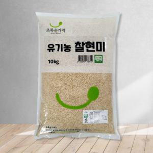  초록숟가락 유기농 찹쌀현미(찰현미) 10kg 국내산 2023년 햇곡