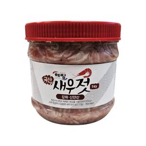 국내산(강화신안산) 해랑 새우젓 1kg/유통기한임박 24.09.13