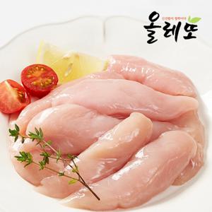 올레또 얼리지않은 국내산 냉장 생닭 닭안심살 닭가슴살 1.8kg (600g X 3팩) 외