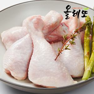 올레또 얼리지않은 국내산 냉장 생닭 닭다리 닭가슴살 닭안심살 1.8kg (600g X 3팩) 골라담기