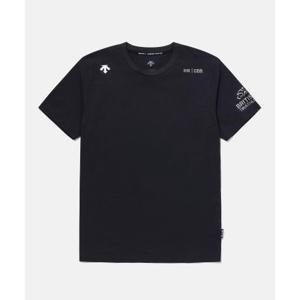 데상트 BTF 팀 기능성 반팔 티셔츠 블랙