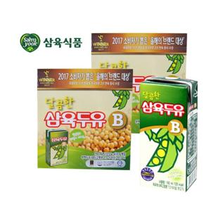  삼육식품  삼육 달콤한맛B 190ml X 32팩/베지밀/두유