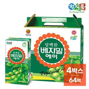  정식품  정식품 담백한 베지밀 A(에이) (190ml x 16팩) x 4박스