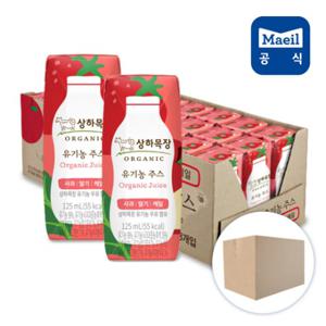  Hit AK몰  매일유업  상하목장 유기농 주스 사과딸기케일 주스 125ml 48팩