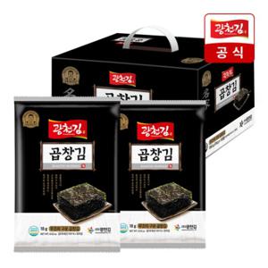 AK몰  7+1   광천김  구운 곱창김 10봉 선물세트 (무조미)