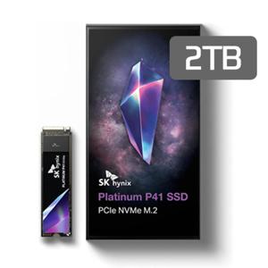  SK하이닉스   400개 한정수량  SK하이닉스 Platinum P41 2TB PCIe4.0 NVMe M.2 2280 SSD (관부과세없음)