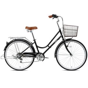 에뚜와 24인치 26인치 시마노 7단 여성용 클래식 자전거 컬러바구니 무료조립 무료배송