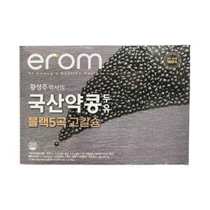 EROM 이롬 황성주박사의 국산약콩 두유 190ML X 24팩 코스트코 블랙5곡 고칼슘