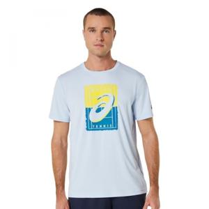 아식스 맨 코트 GS 그래픽 티(2041A254406) 남자 반팔 라운드 티셔츠