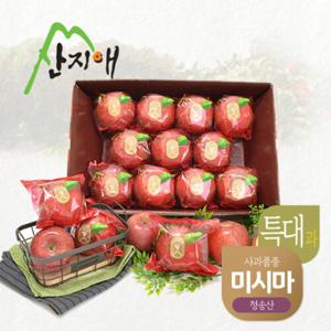 AK몰 산지애 씻어나온 꿀사과 4kg 1box (특대과) / 청송산 미시마   당도선별