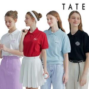  TATE  테이트 24SS 여성 오가닉 코튼 100% 썸머 PK 티 컬렉션 4종