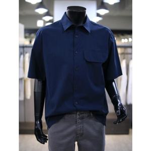 (국내) 바쏘옴므 쿨스판 페이크 포켓 캐주얼 반팔 셔츠 세미 오버핏 WSX2TT87A33