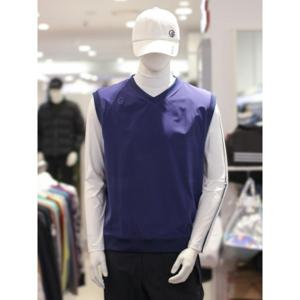 (정품) FANTOM 남성 파이핑 포인트 브이넥 민소매 티셔츠 211C1TF015