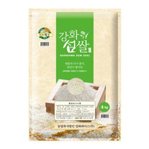  강화섬쌀  2023년 햅쌀 강화섬쌀 4kg 상등급