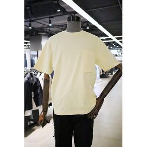 (브랜드정품) 리버클래시 S/S 옐로우 포켓 세미오버핏 베이직 반팔 티셔츠 LKS41391
