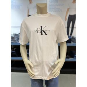 (브랜드정품) Calvin Klein Jeans CK진 남성 루즈핏 모노그램 로고 반팔티(ZM02799-YAF)