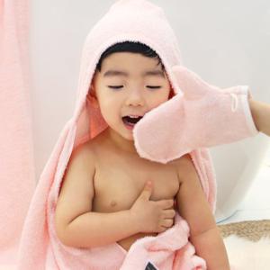  테리파머  테리파머 무형광 목욕장갑 1세트 2개입 수건세트 | 신생아목욕장갑 아기손수건 수건 아기수건 타올