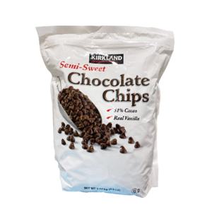  커클랜드  코스트코 커클랜드 시그니춰 New 세미스위트 초콜릿칩스 2.04kg 1팩  빵 쿠키 만들기 재료 초코칩(새로운 포장)