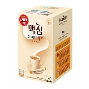 동서식품 맥심 화이트골드 커피믹스 170T (150T +20T)