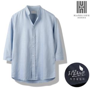  해리슨   하프클럽 해리슨 린넨 헨리넥 7부 셔츠 HA-1004 THEC1014 P355268278