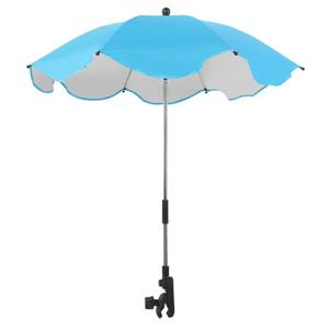 SPF 50 + 조절식 우산, 클램프 우산, UV 차단, 자유롭게 구부러짐, 유모차용 비치 체어 우산