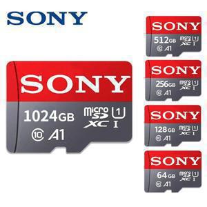 소니 마이크로 SD 메모리 카드 등급 10 1TB 512GB 256GB 128 GB 64GB 32GB 마이크로 SD TF 플래시 카드 32 64 128 GB 마이크로 SD 전화 카메라 용